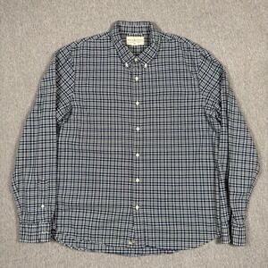 Denim & Supply Ralph Lauren Shirt XL Blue Plaid Button Down Oxford Casual Dress